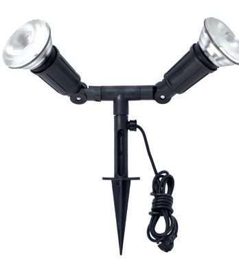 Double-spike floodlight