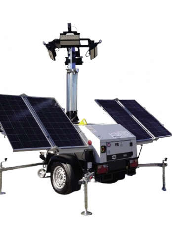 Solar tower lights